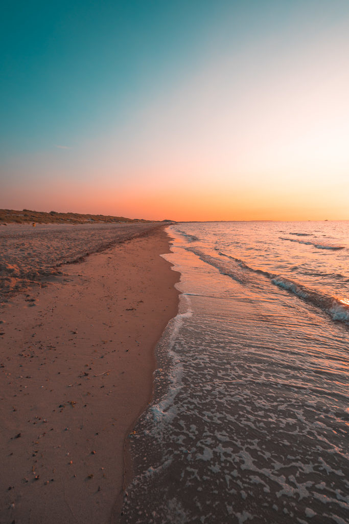 Veersedam sunset at the beach