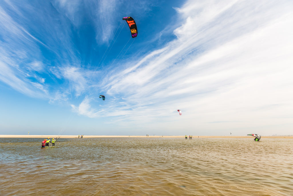 De Zandmotor kitesurfing
