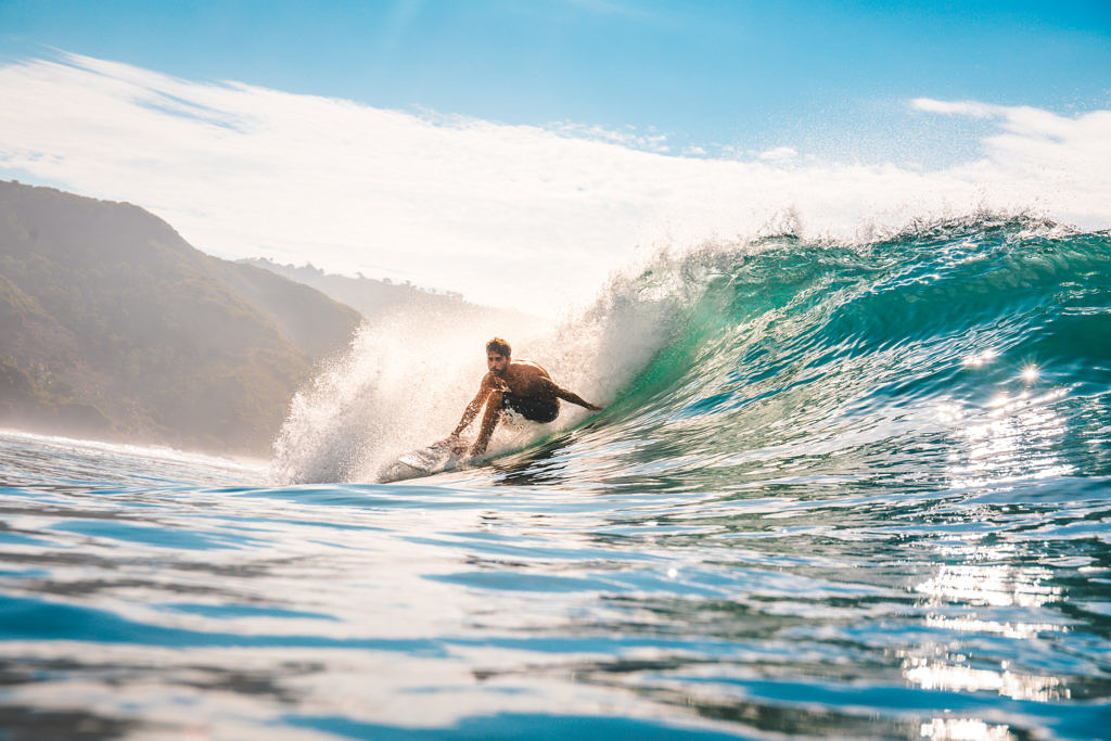 Are Goling, Lombok surfing
