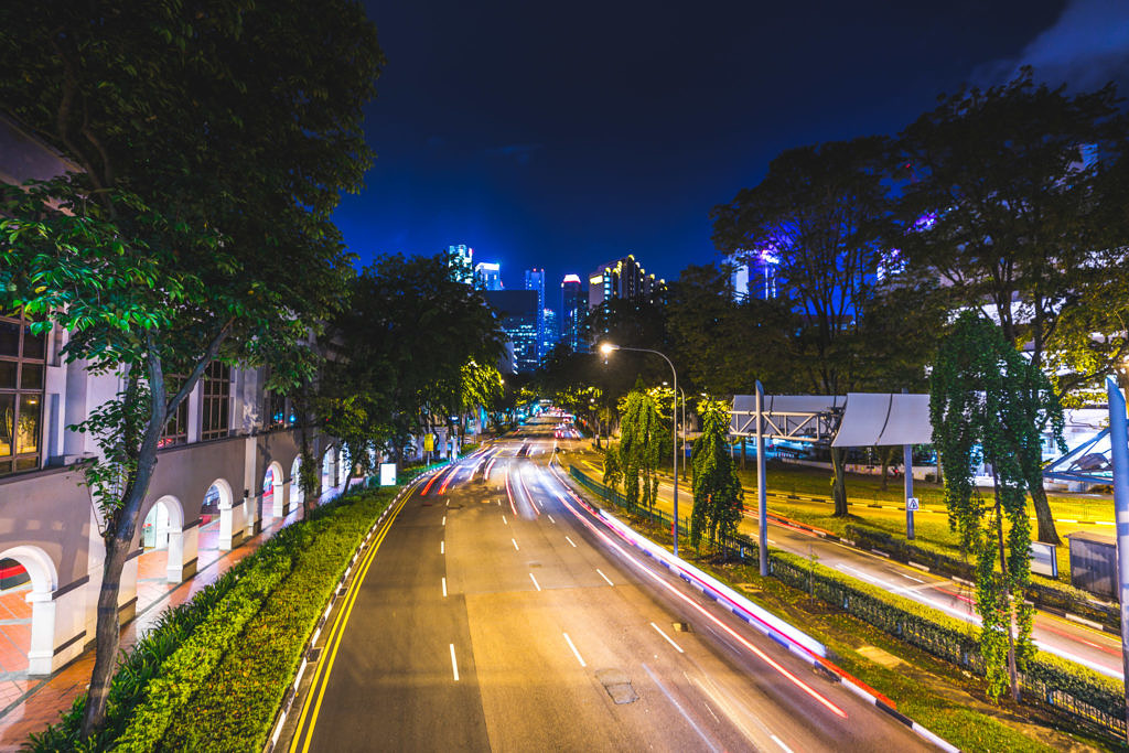 Singapore at night