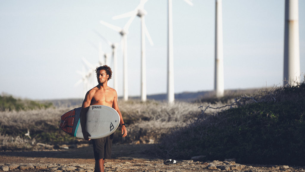 Searching for waves.