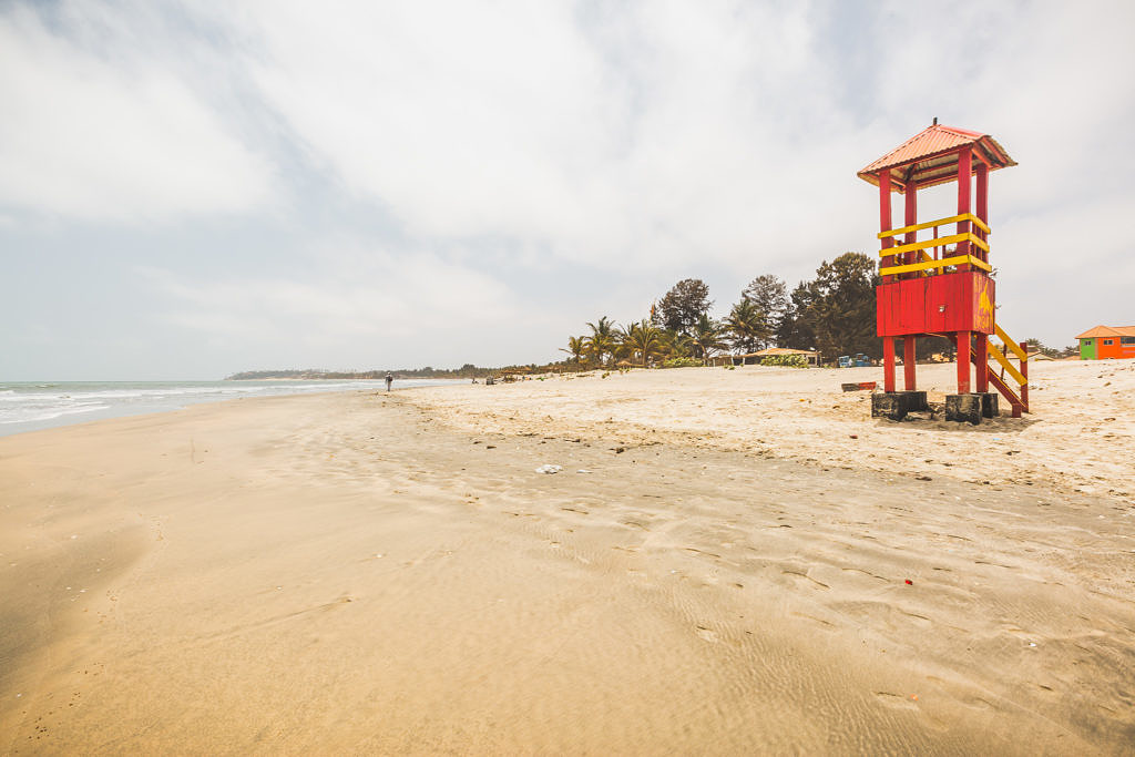 Gambia beach tower
