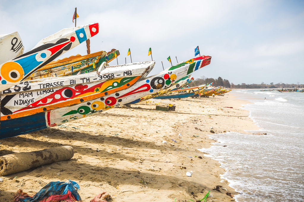 Fishing village Gambia