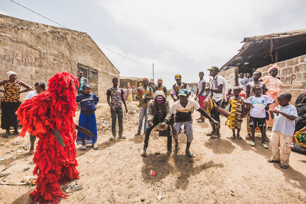 Gambia fishing village