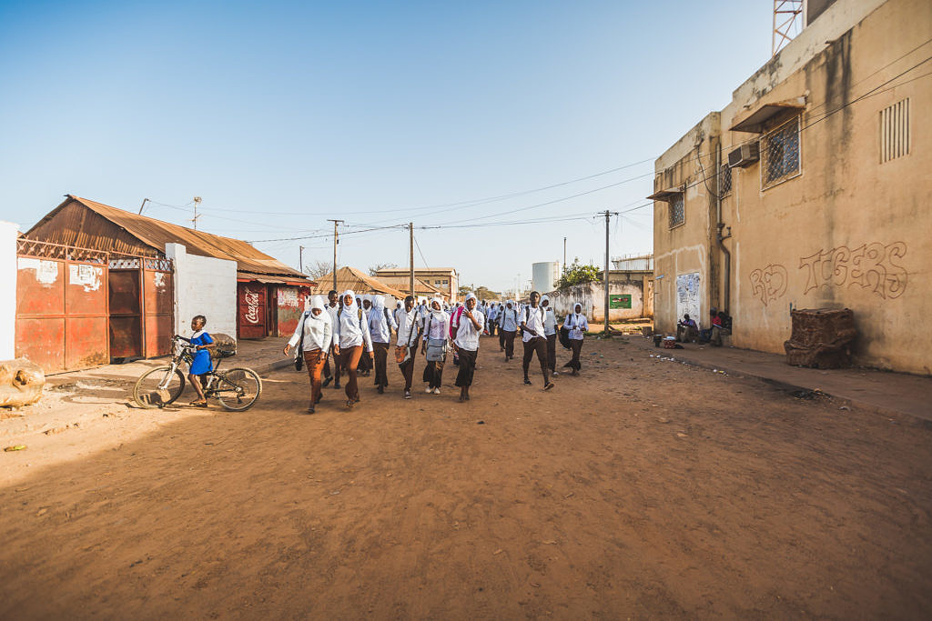 Gambia schoolkids