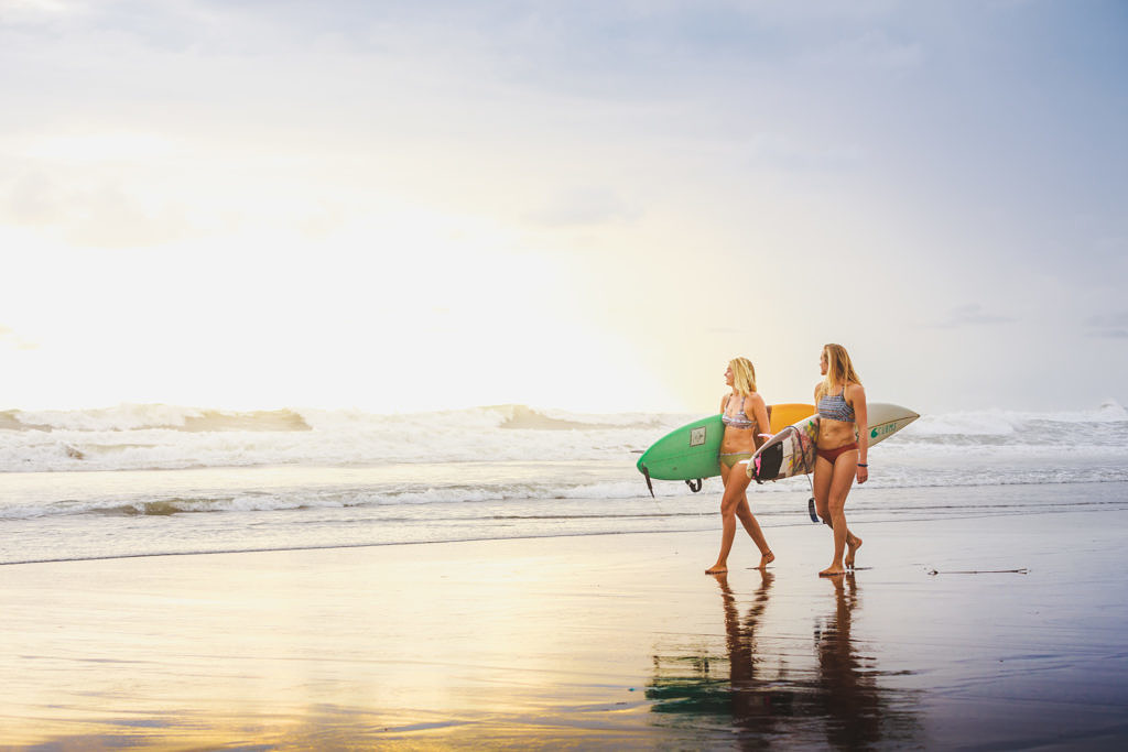Sigal and Marit at Canggu