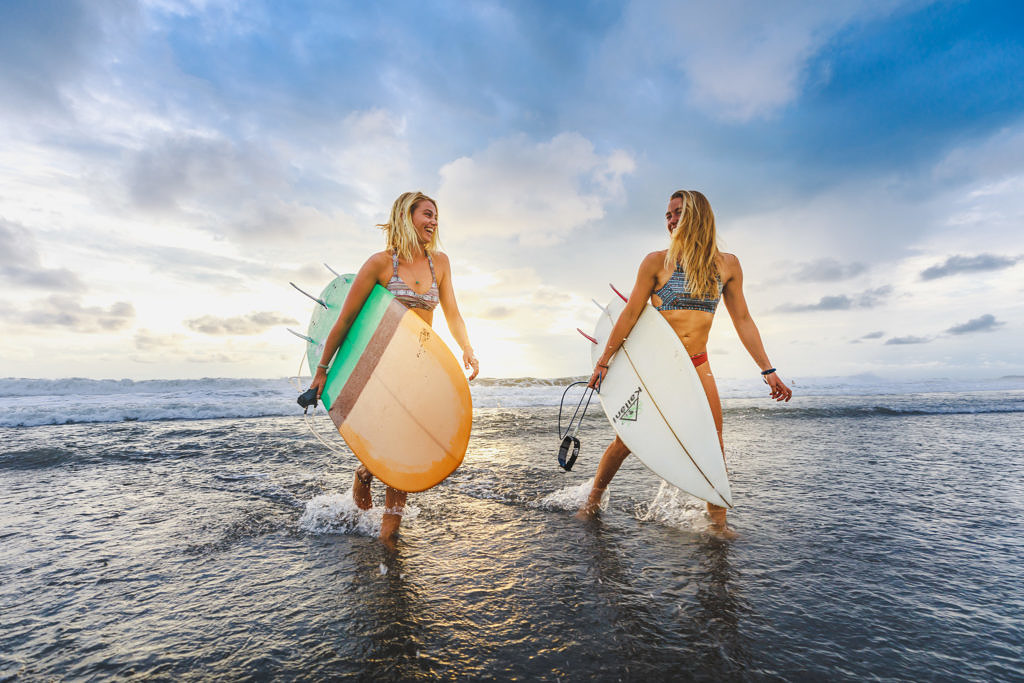 Sigal and Marit at Canggu