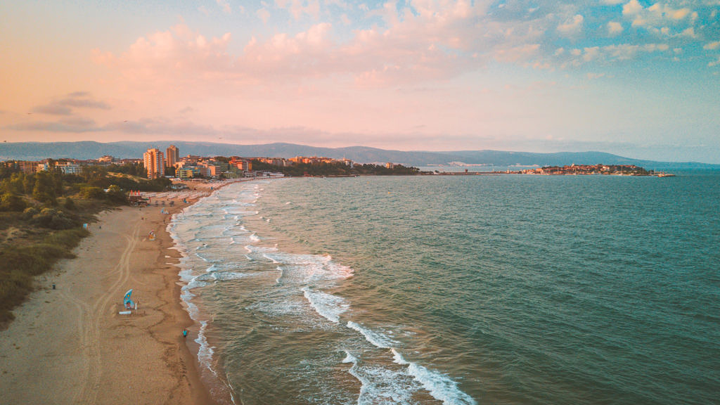 Nessebar sunset beach