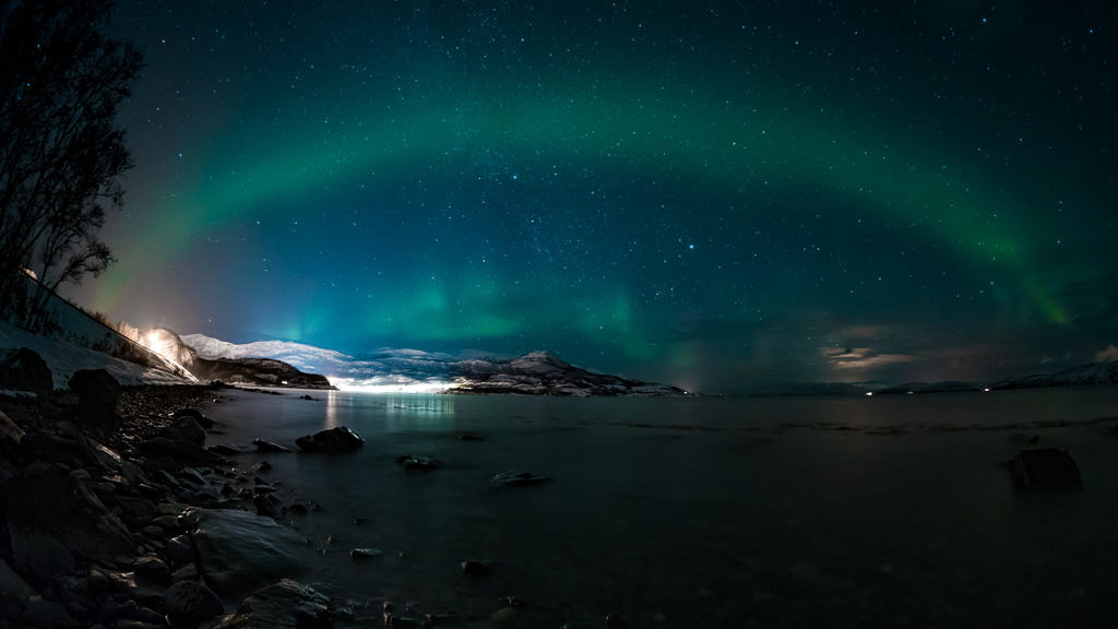 Norway in winter, Northern lights in Alta