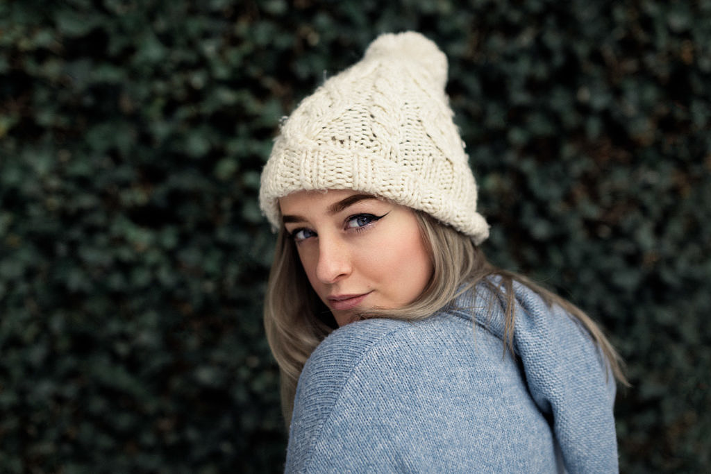 Lisa winter portrait shoot