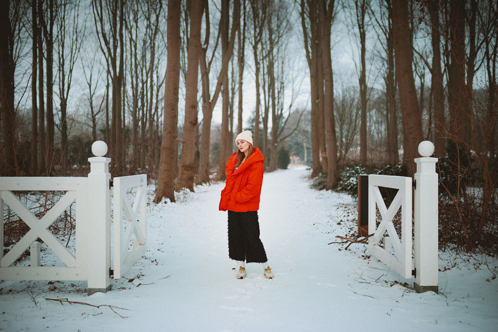 Lisa winter portrait shoot