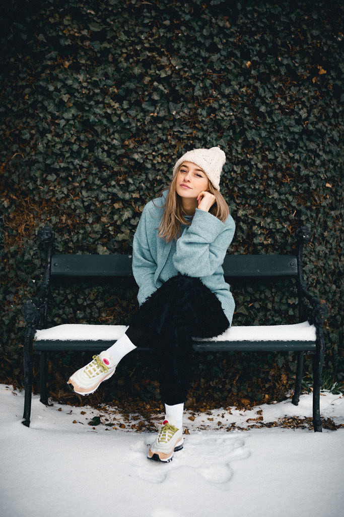 Lisa winter portrait shoot