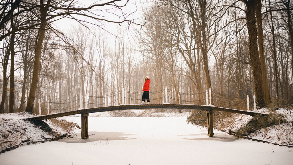 Lisa winter portrait shoot