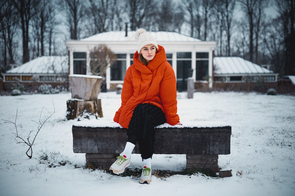 Lisa winter portrait shoot