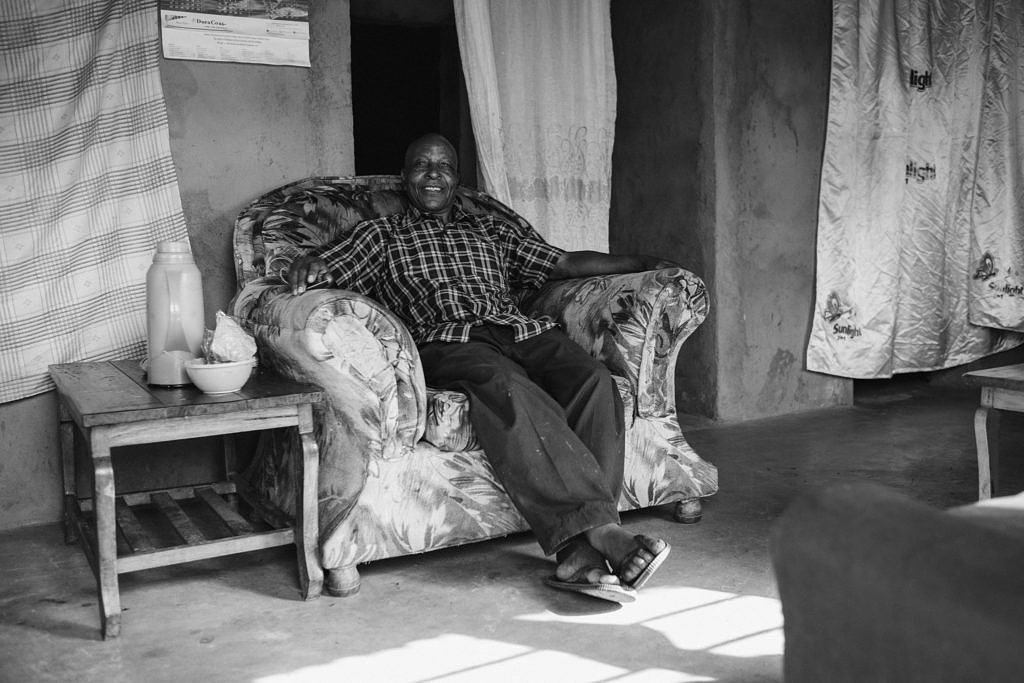 Kenya - Taita Hills, now living in a small village, but he was photographer for a big newspaper in Kenya