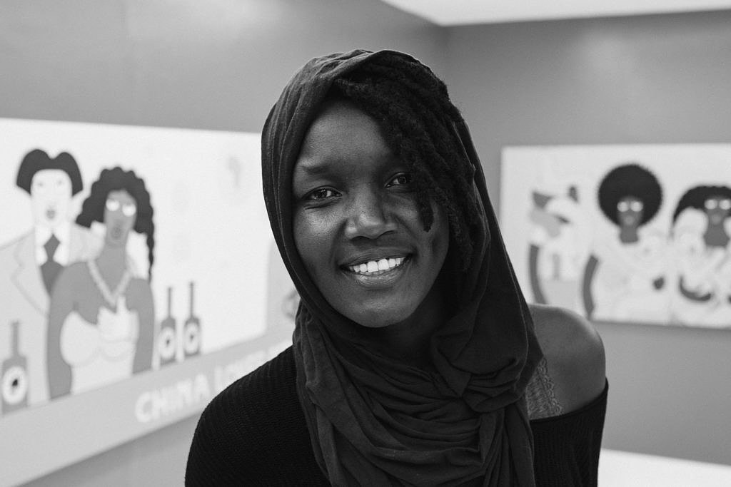 Kenya - Nairobi, the opening of the exposition of the famous Micheal Soi