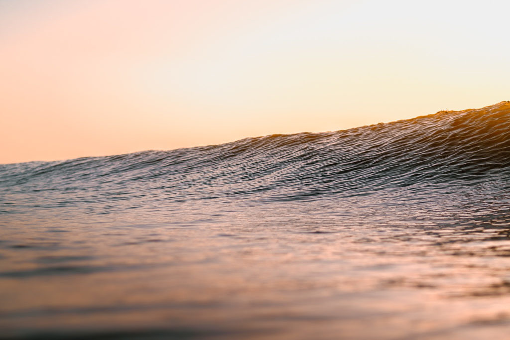 Domburg sunset waves